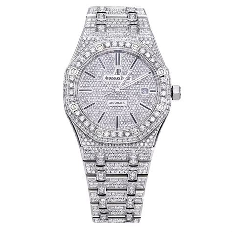 ap iced out watch|audemars piguet iced out watch.